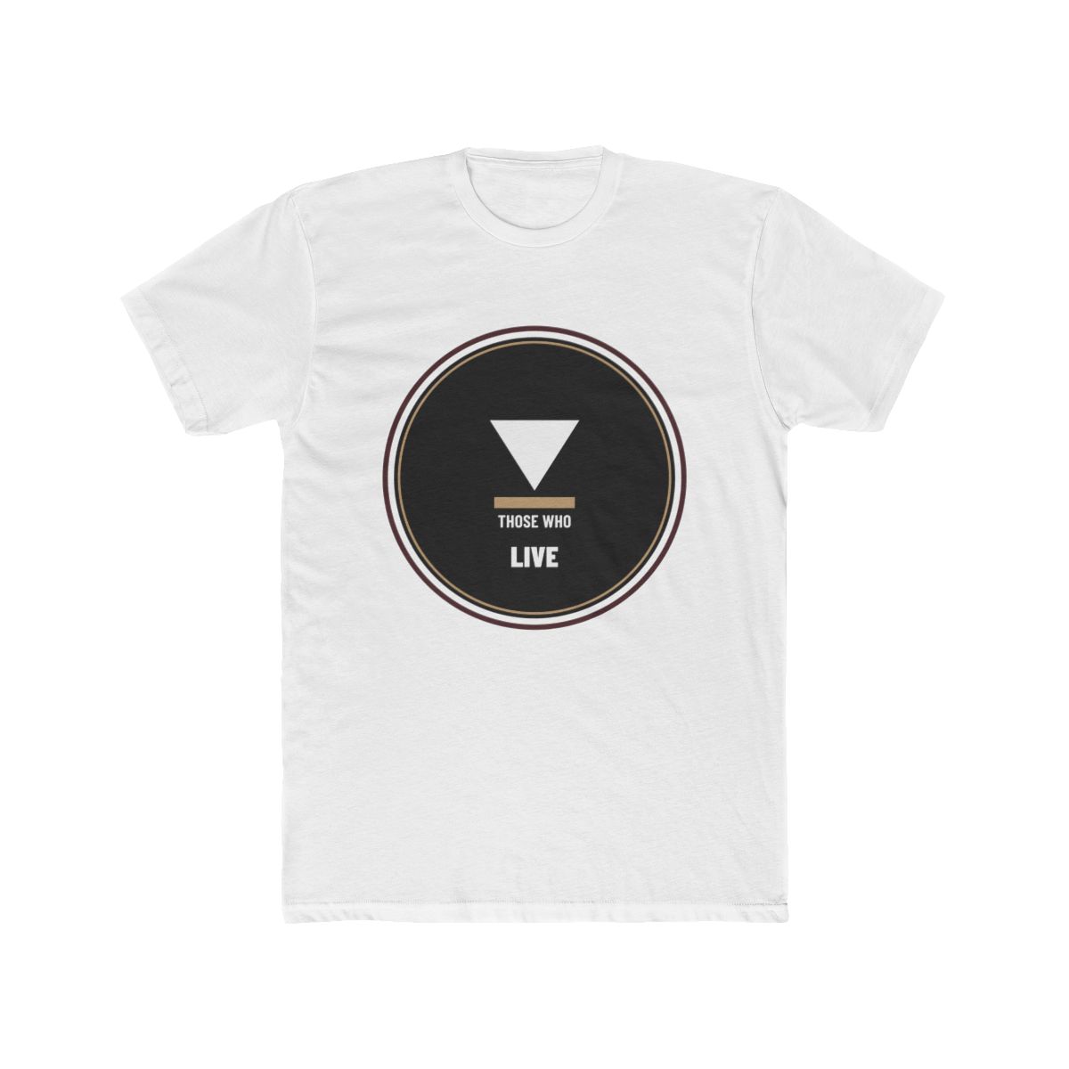 Burgundy Ring Badge Tee